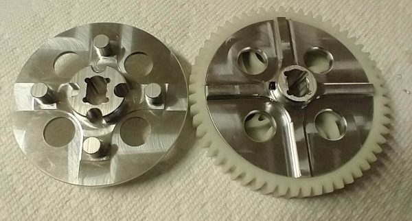 Lightweight billet spur gear carrier