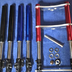 Complete front suspension kit (Blue)