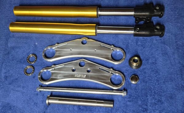 Complete front suspension kit (Gold)
